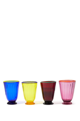 Rainbow Glass, Set of 4